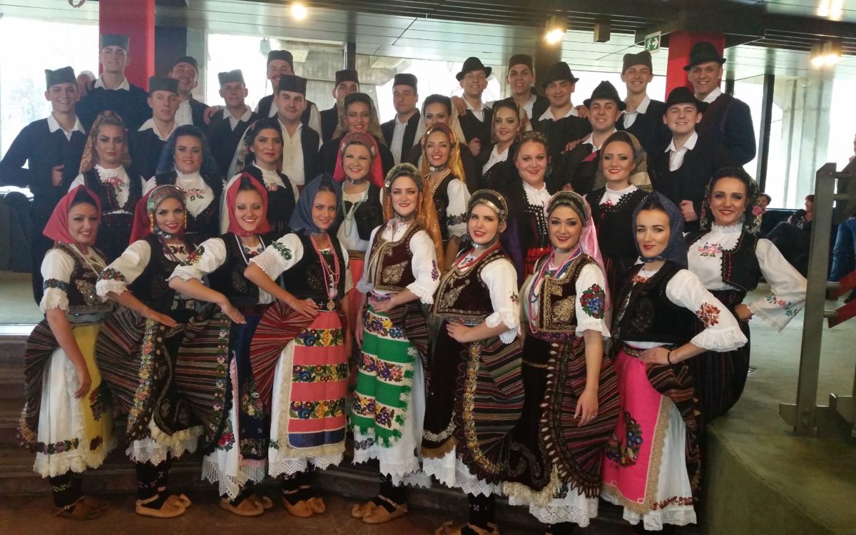 Fernsehauftritte serbischer Vereine aus Wien in Belgrad