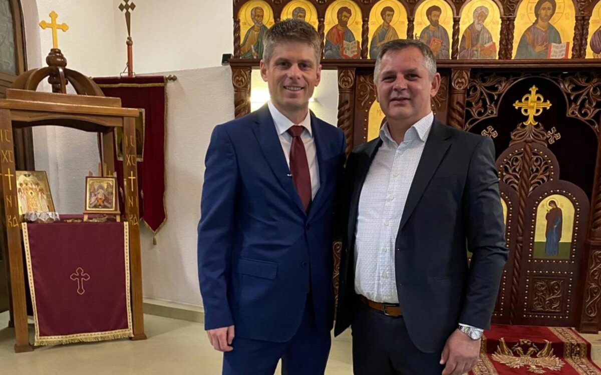 Гујон разговарао са предсједником Заједнице српских клубова у Бечу